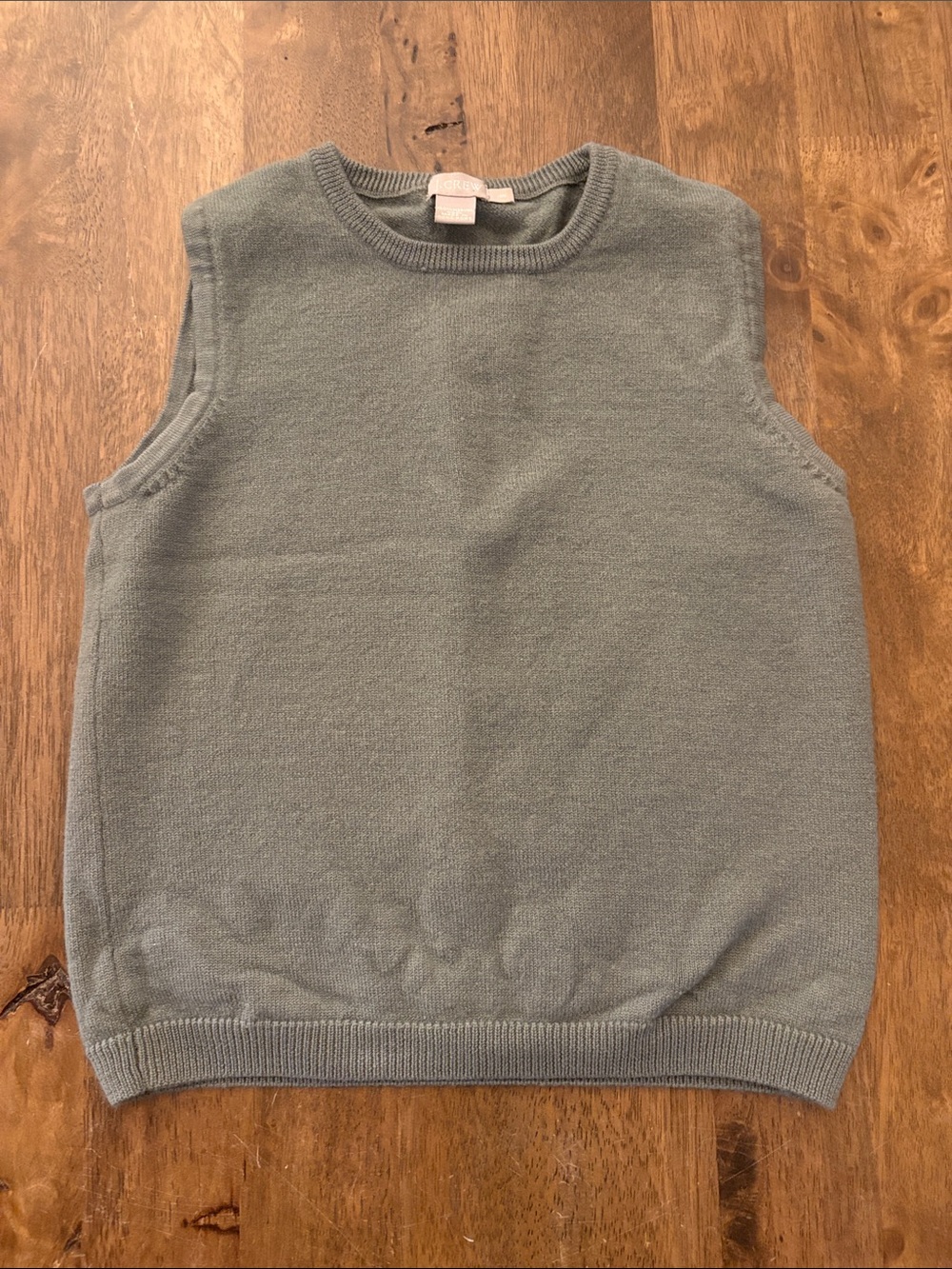 J. Crew women’s Sleeveless Crewneck Sweater Vest - Sage Green